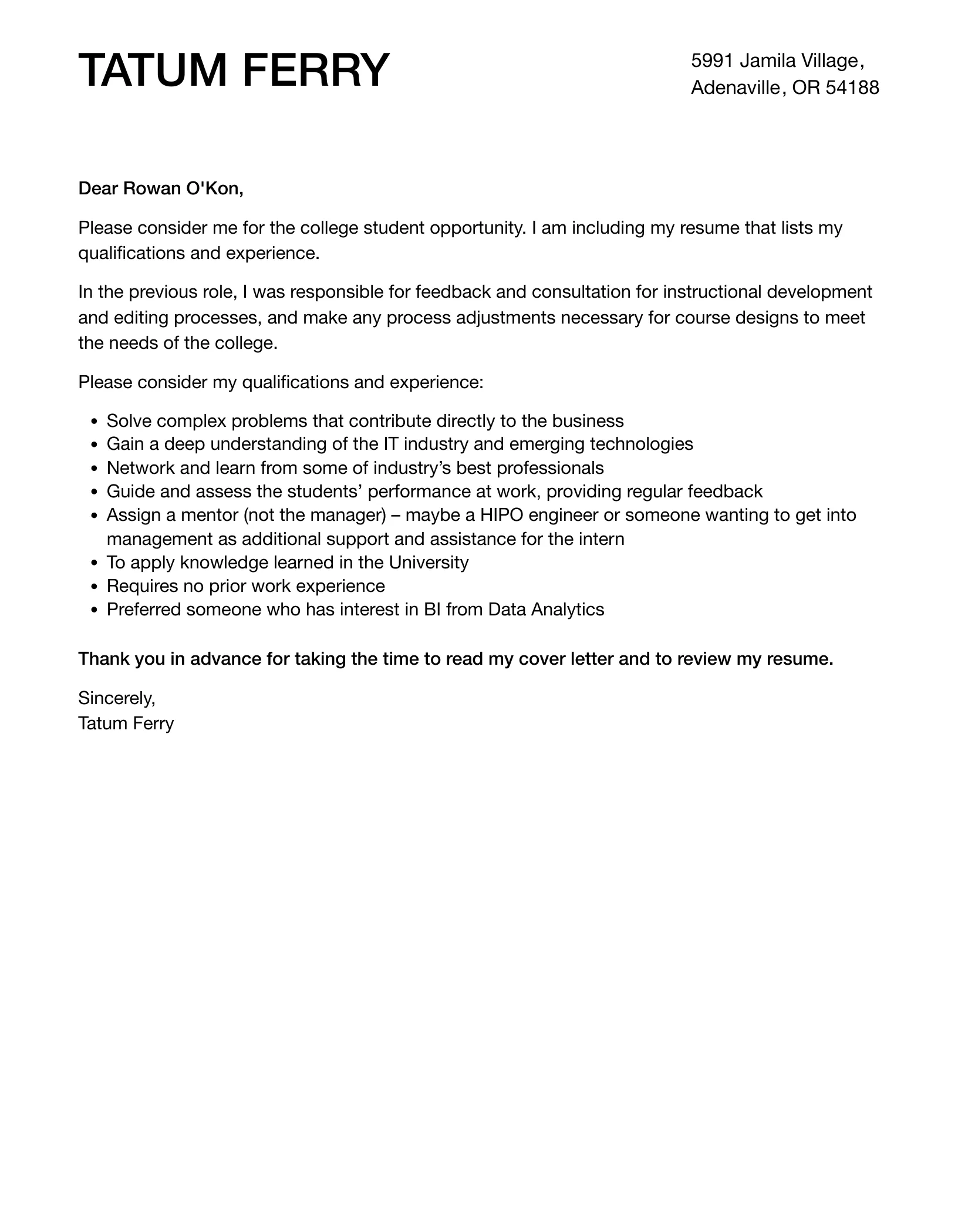 41978 cover letter body paragraphs