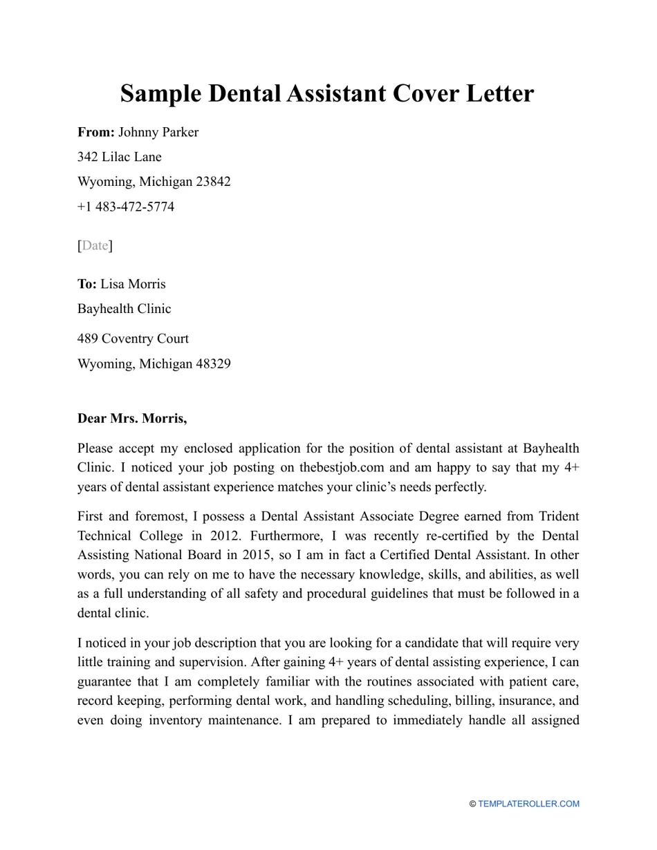 41980 cover letter format