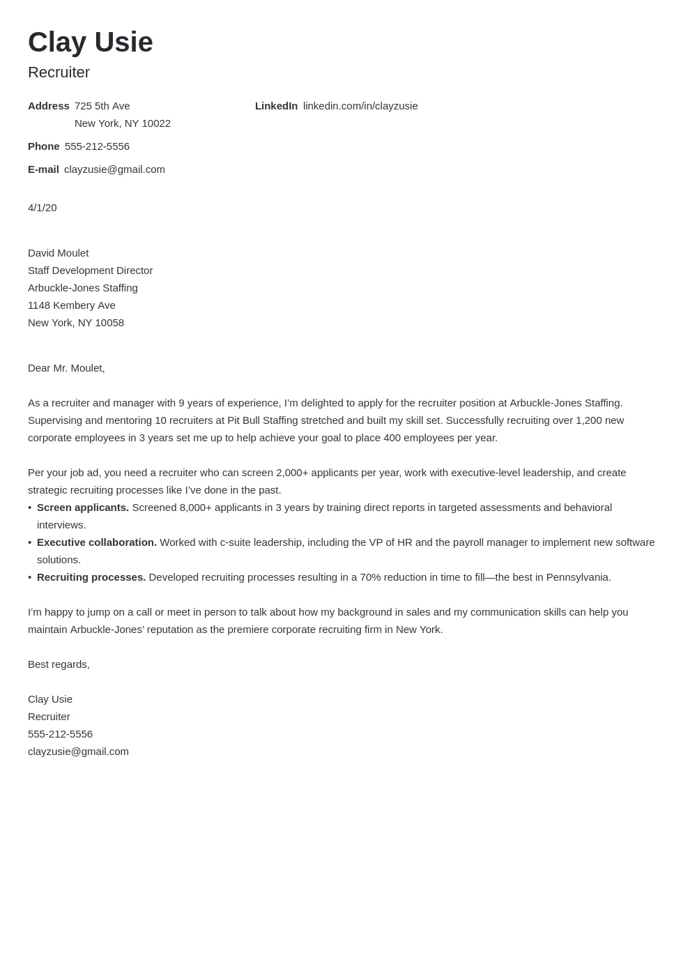 41987 cover letter formatting