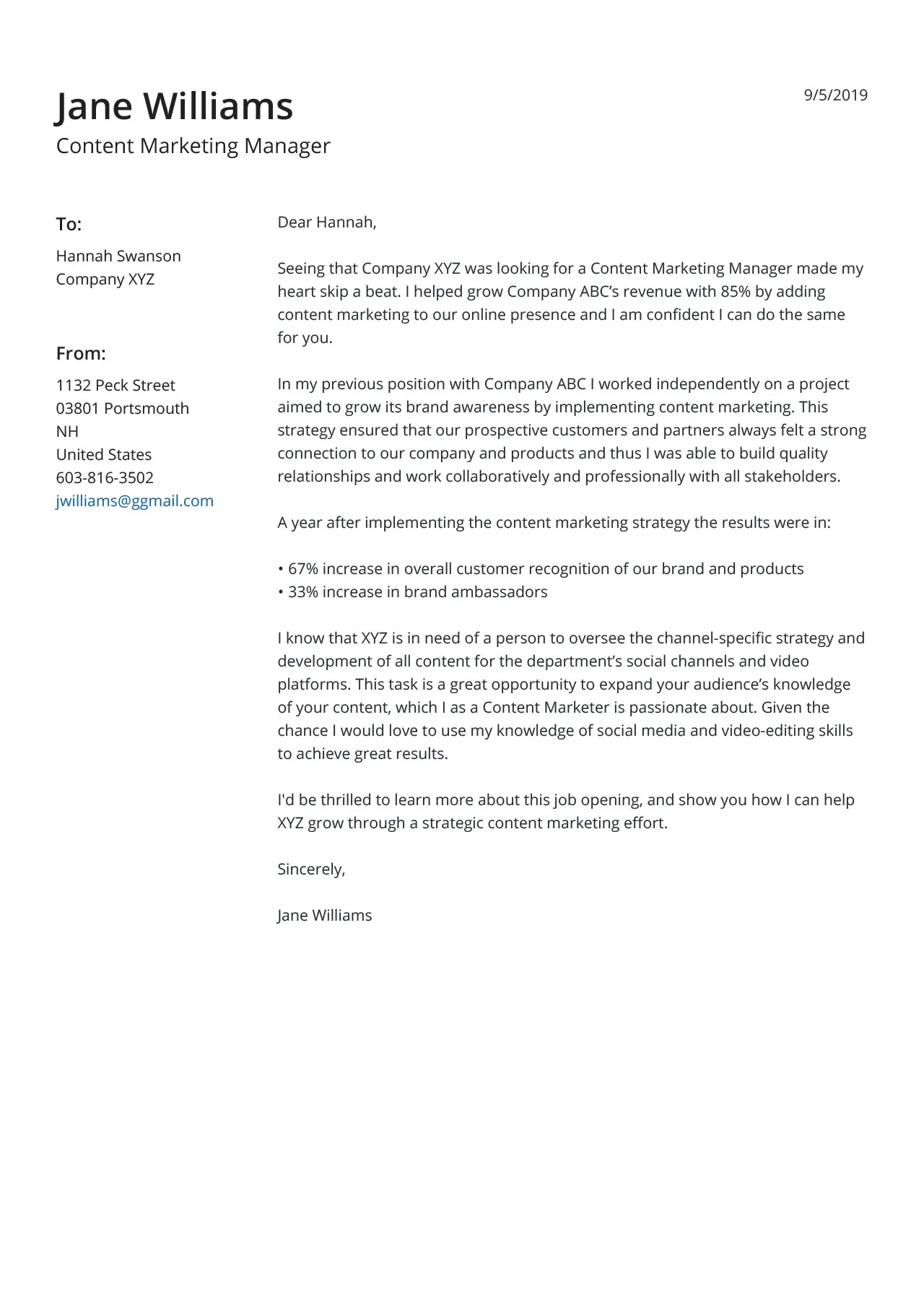 41989 cover letter tailoring