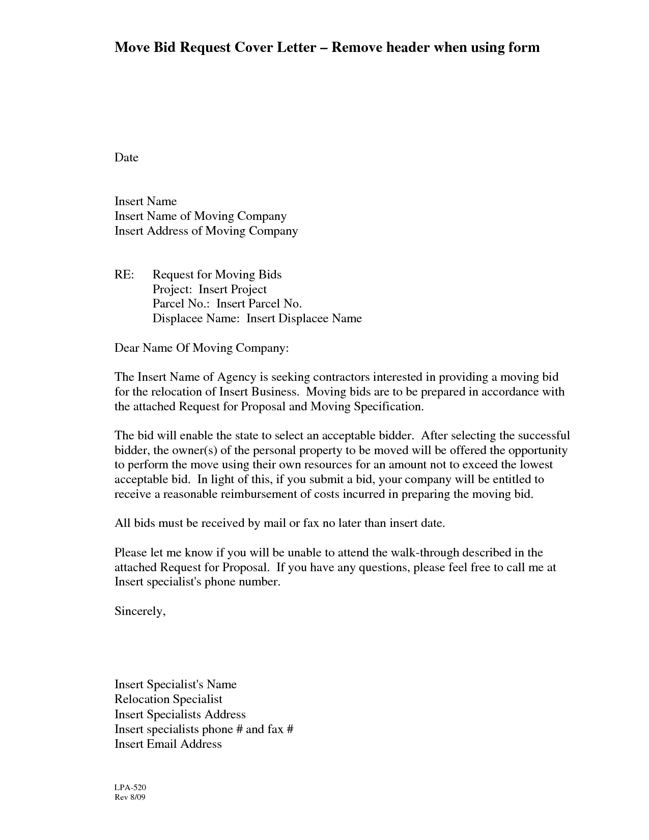 41991 relocation cover letter