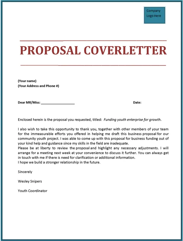 41993 rfp cover letter example