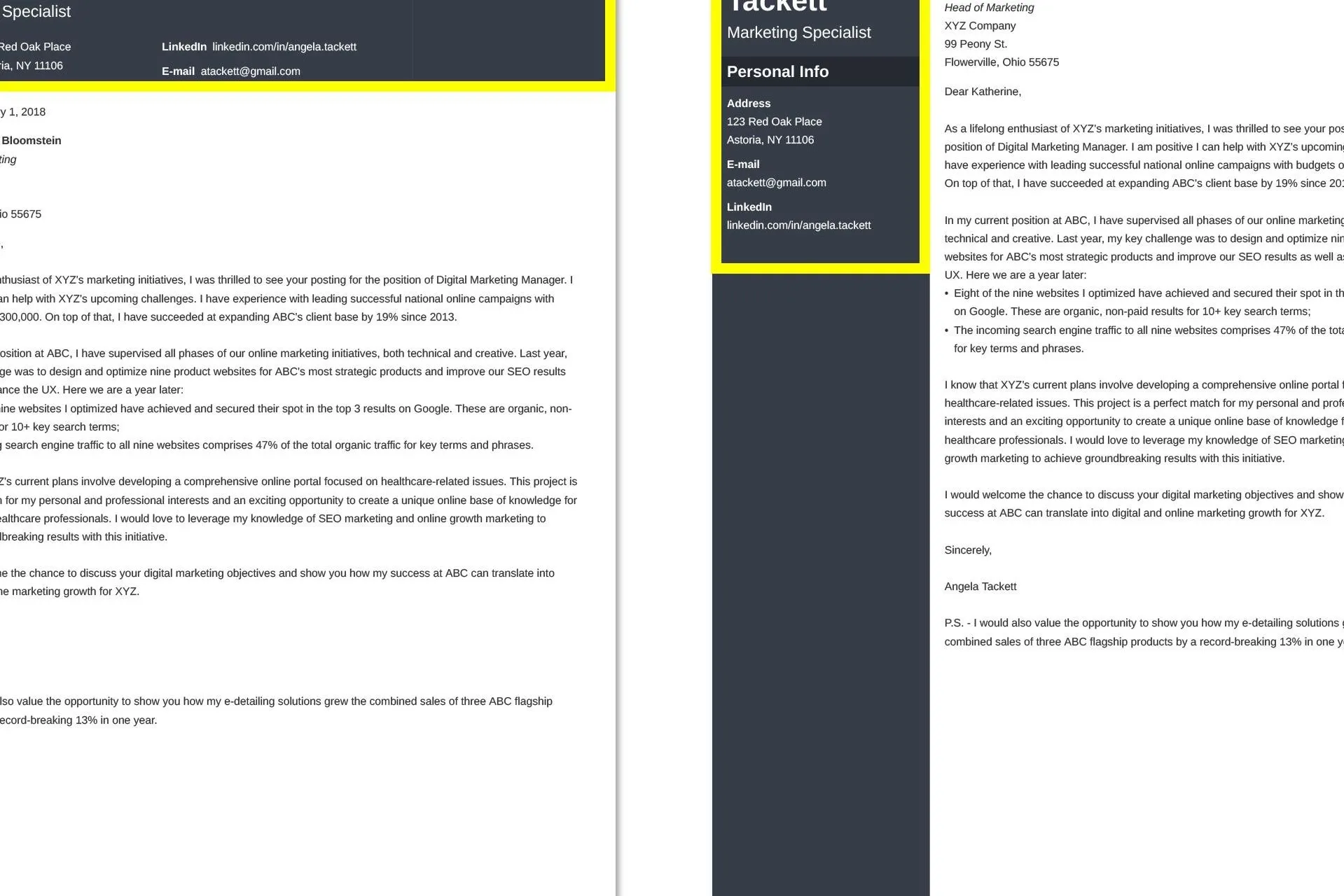 41994 retail cover letter tips