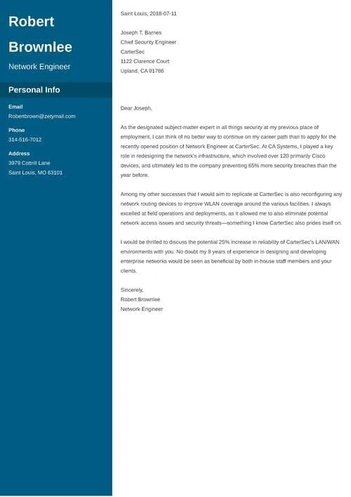 41997 cover letter submission