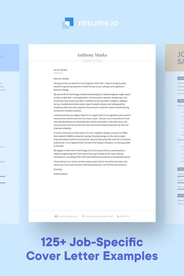 41997 network engineer resume example