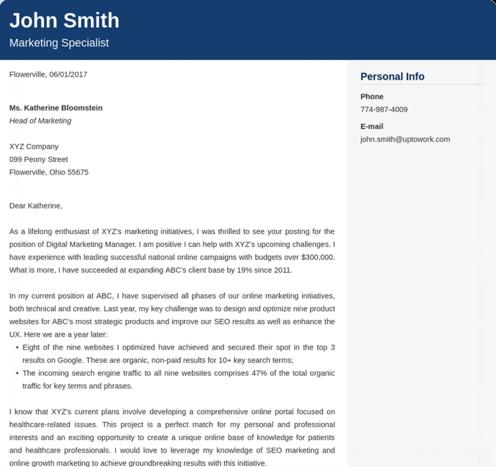 42002 cover letter builder easy use