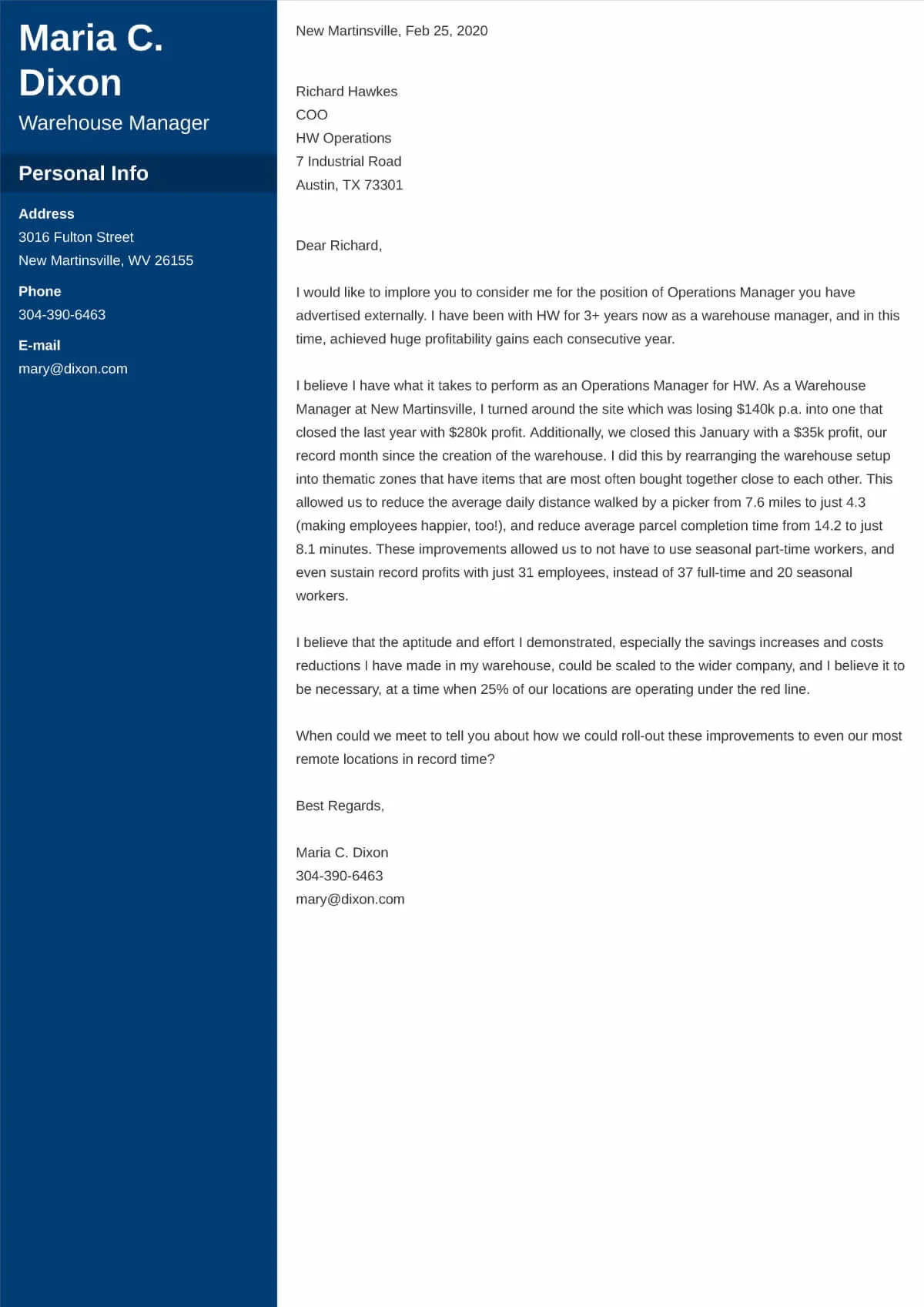 42014 internal cover letter writing