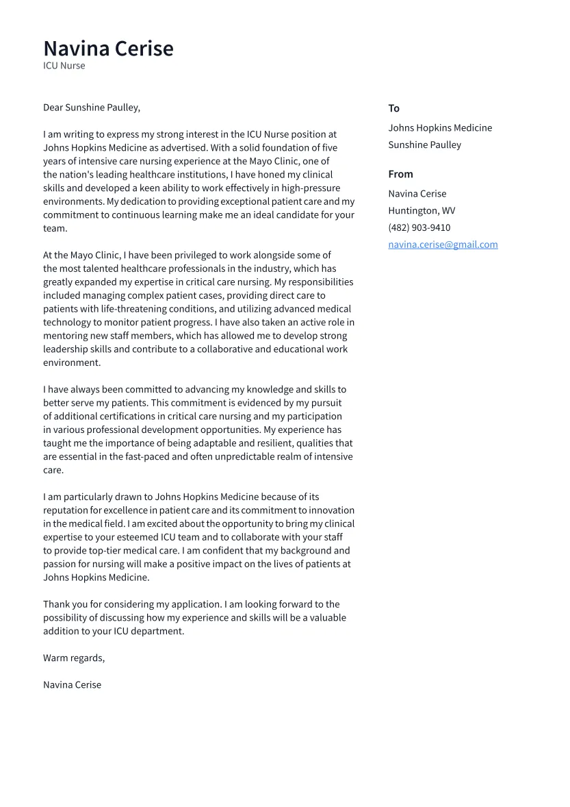 42016 ICU professional tone