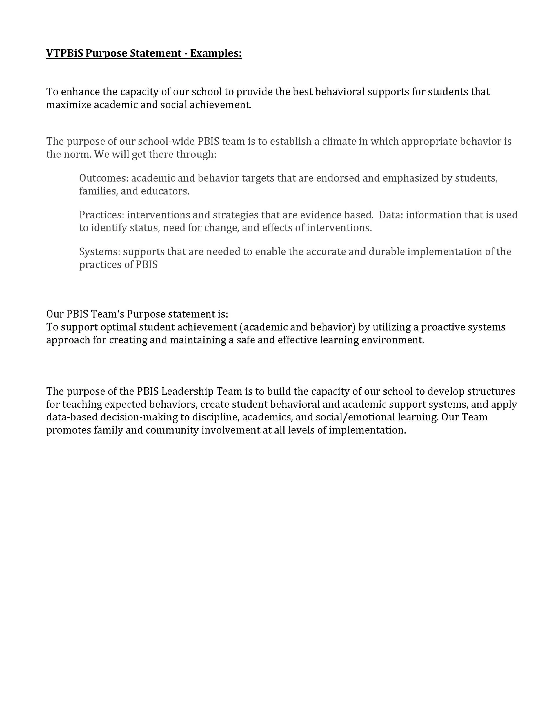 42030 goals aspirations sop