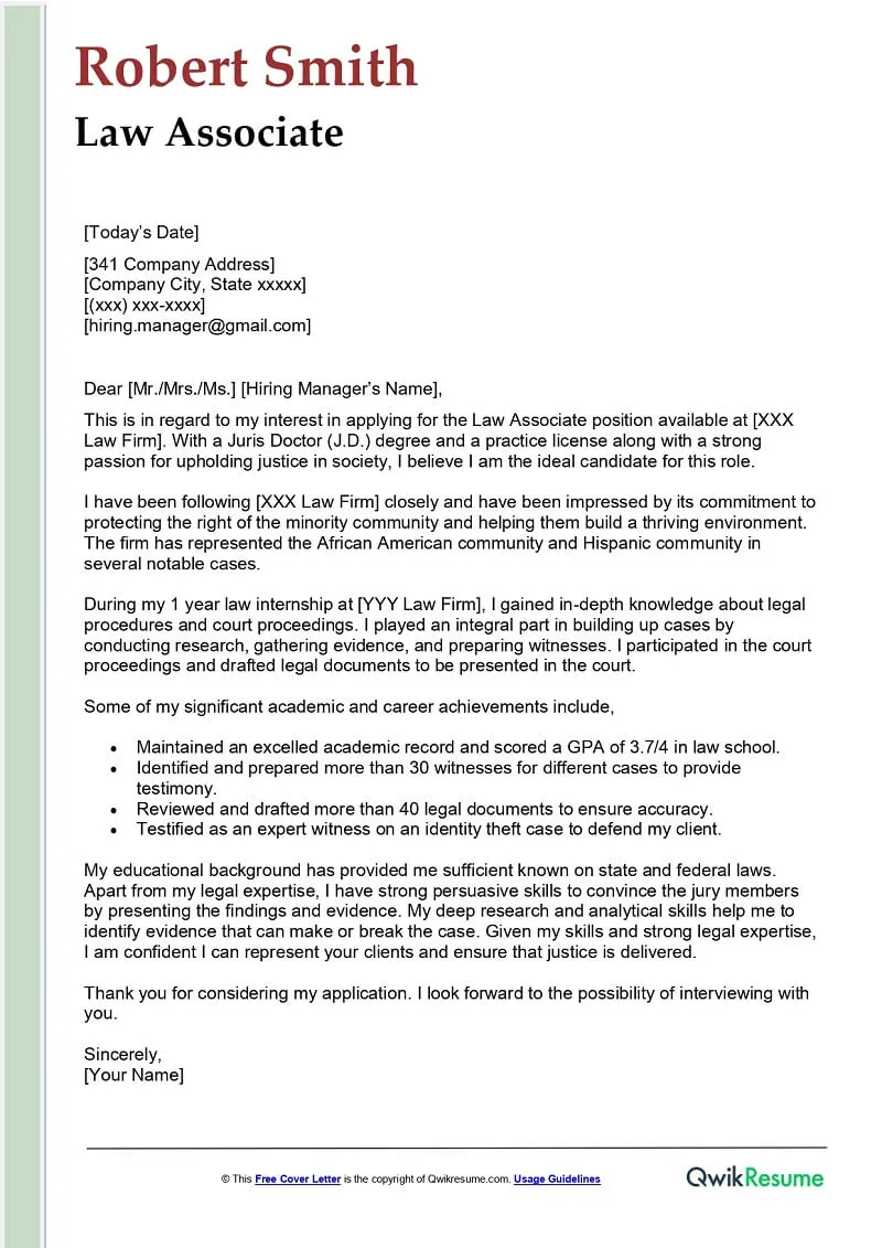 42031 tailoring cover letter