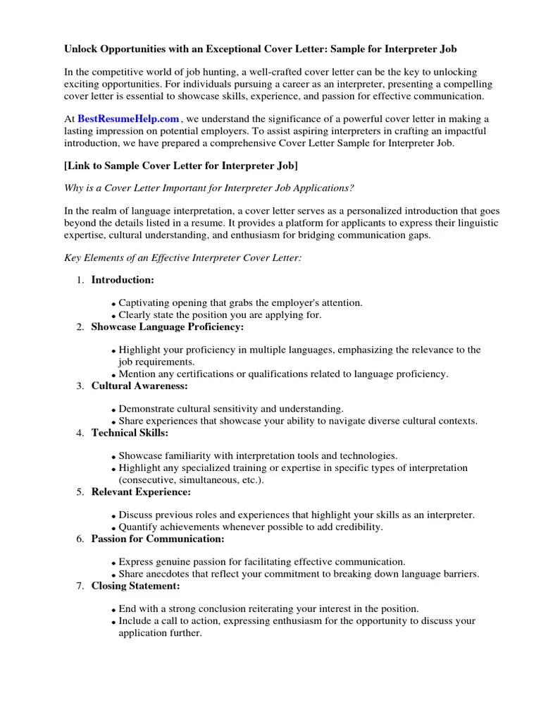 42035 translator cover letter header