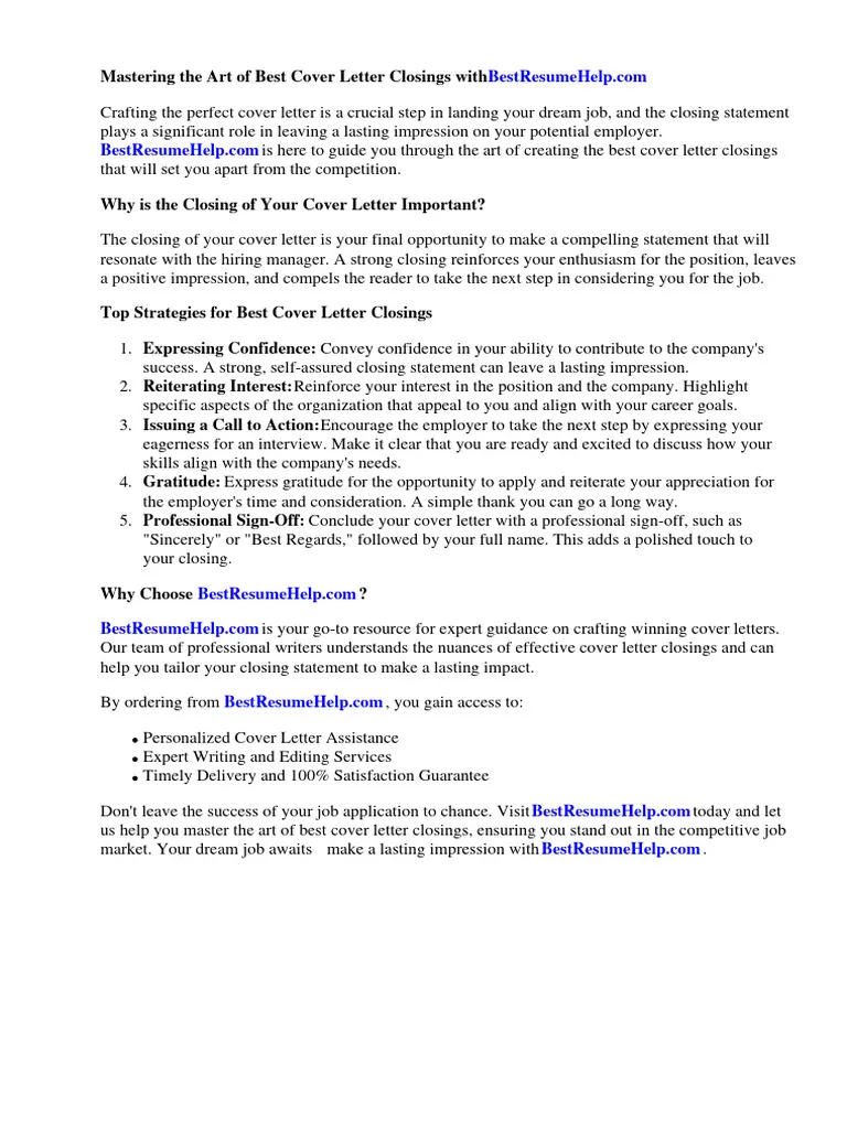 42053 cover letter closing strategies