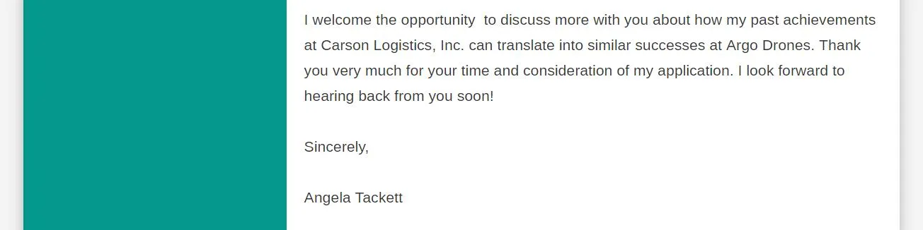 42053 cover letter thank you