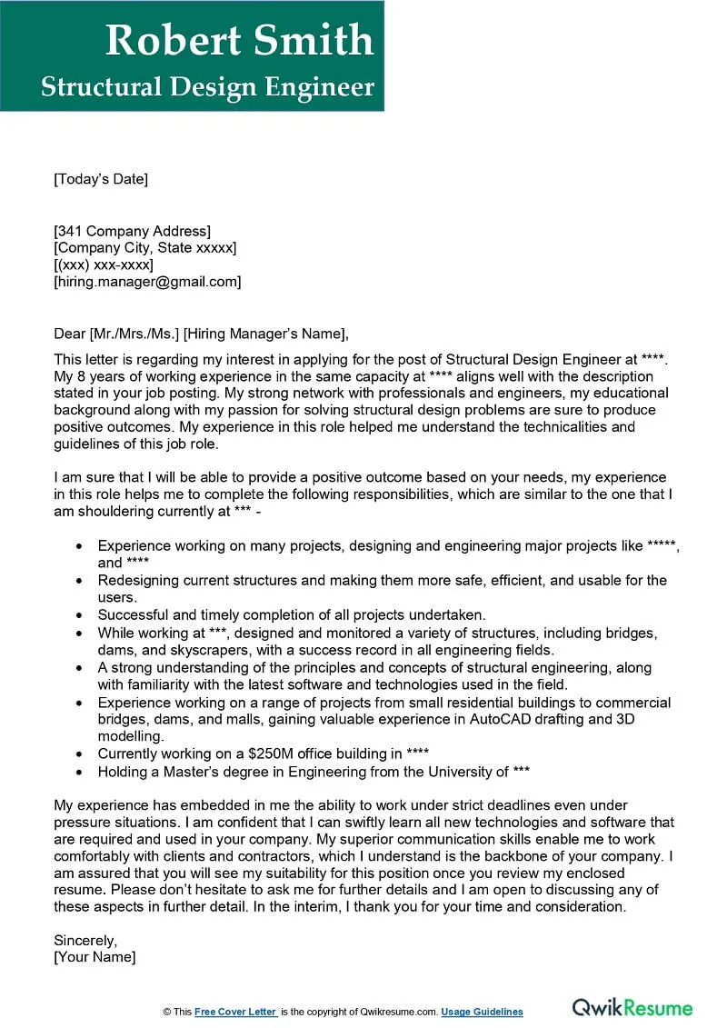 42054 professional cover letter format