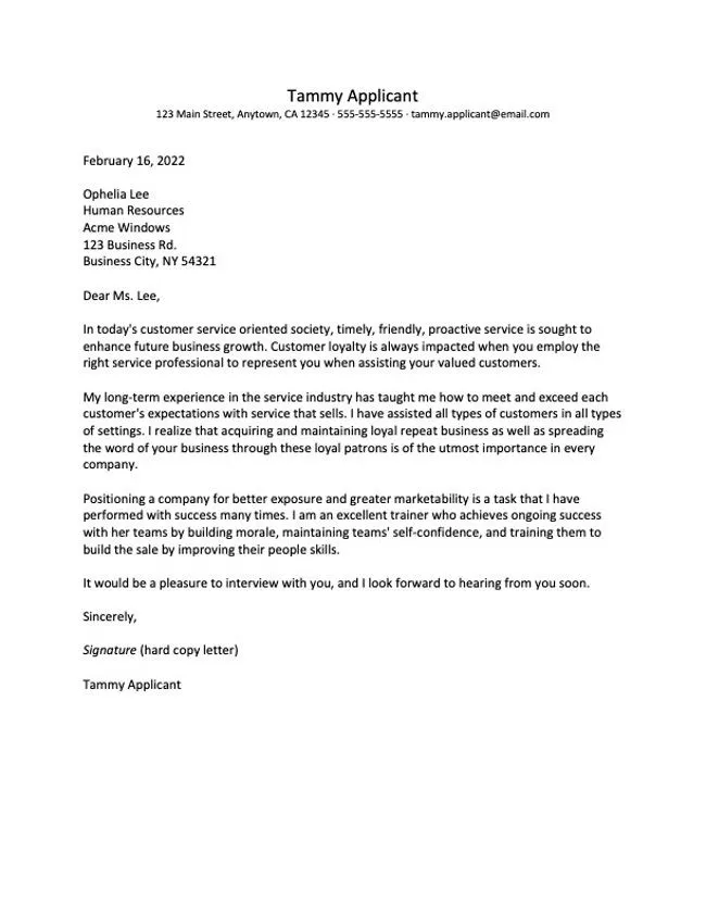 42062 crafting compelling cover letter