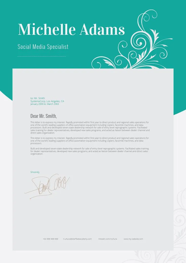 42091 creative cover letter template