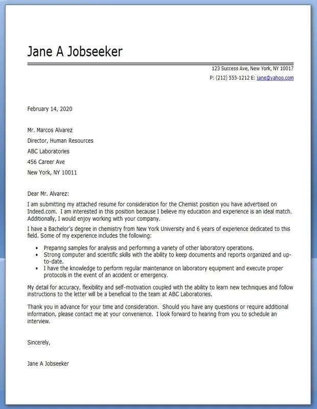 42092 common mistakes cover letter