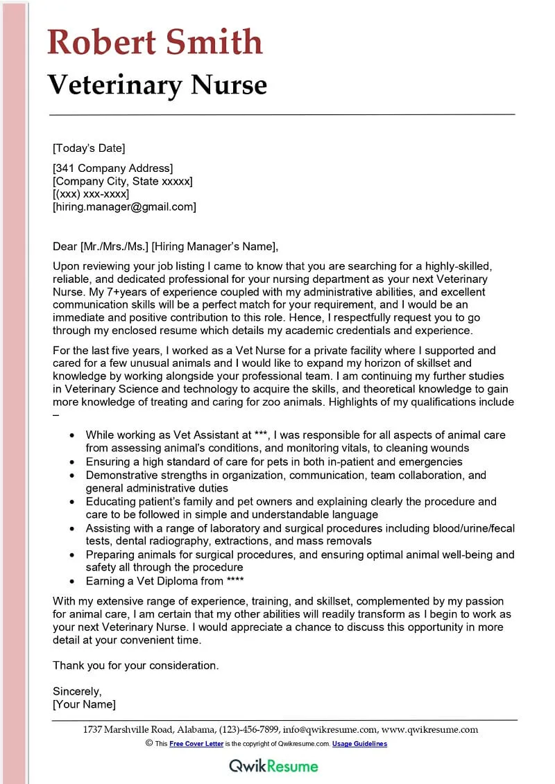 42102 vet assistant skills