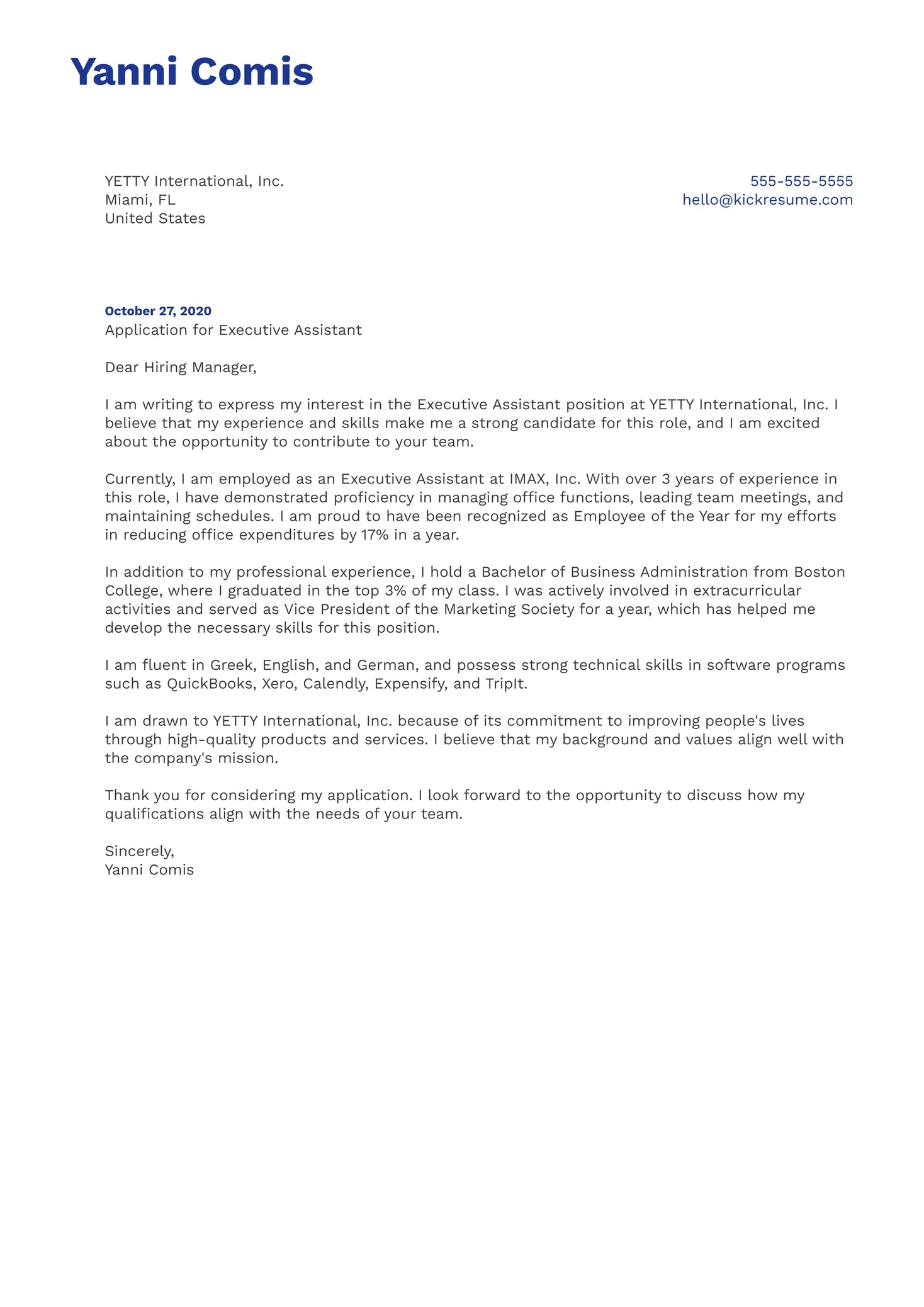 42104 cover letter action verbs