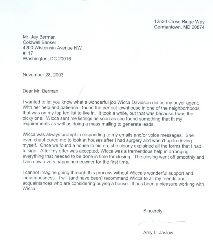 42112 personalized letter