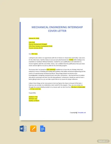 42119 engineering internship resume