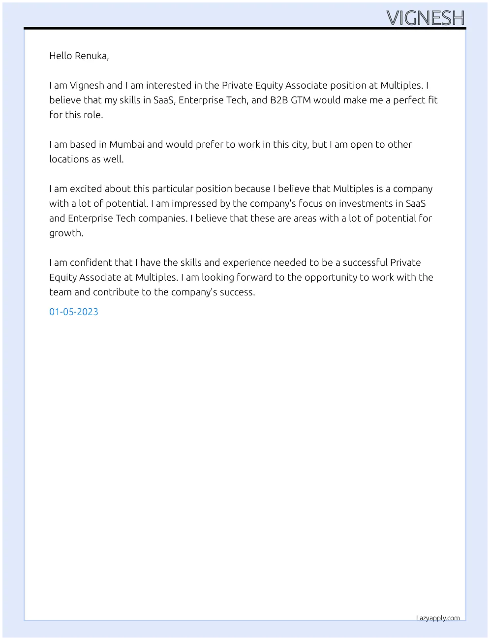 42120 tailoring cover letter