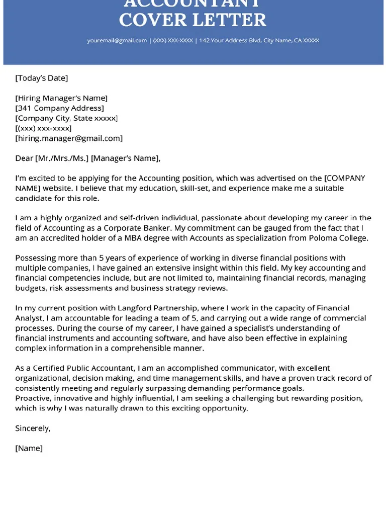 42121 accountant cover letter