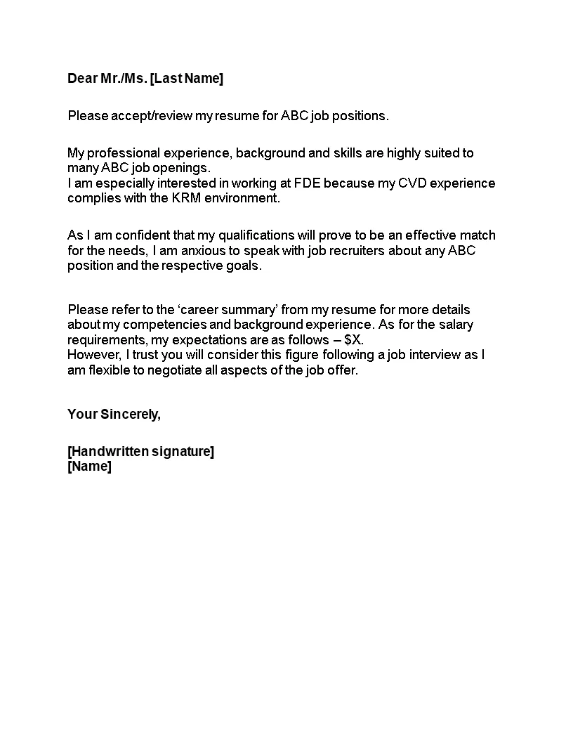 42130 cover letter salary requirements 4