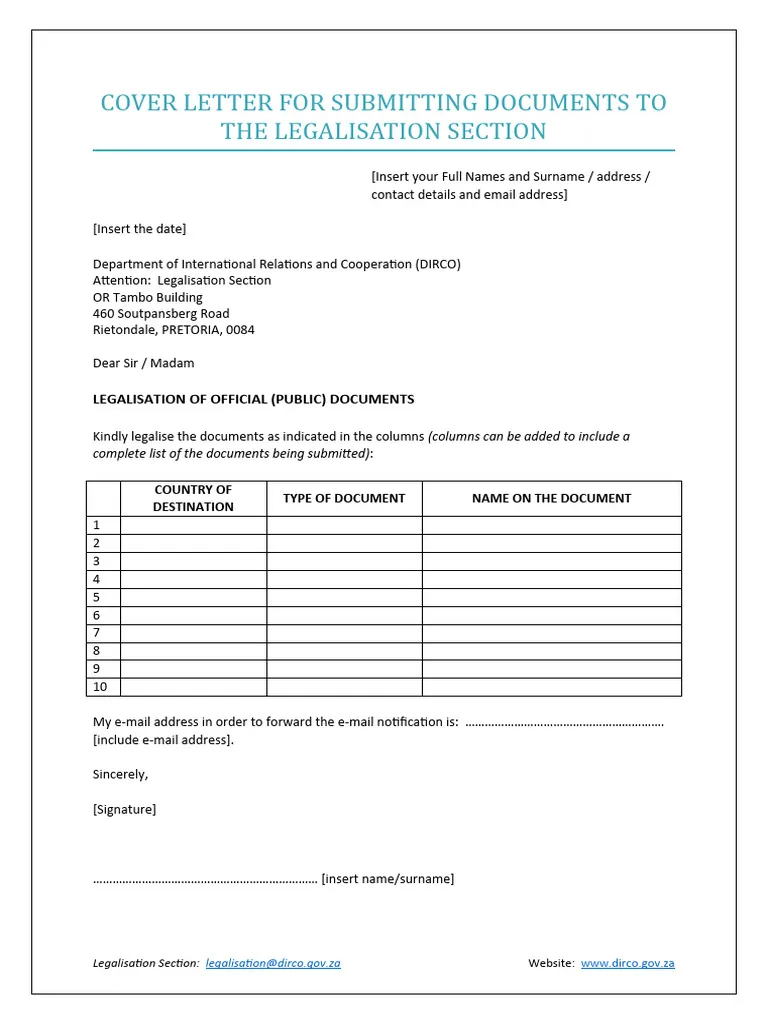 42157 cover letter formatting