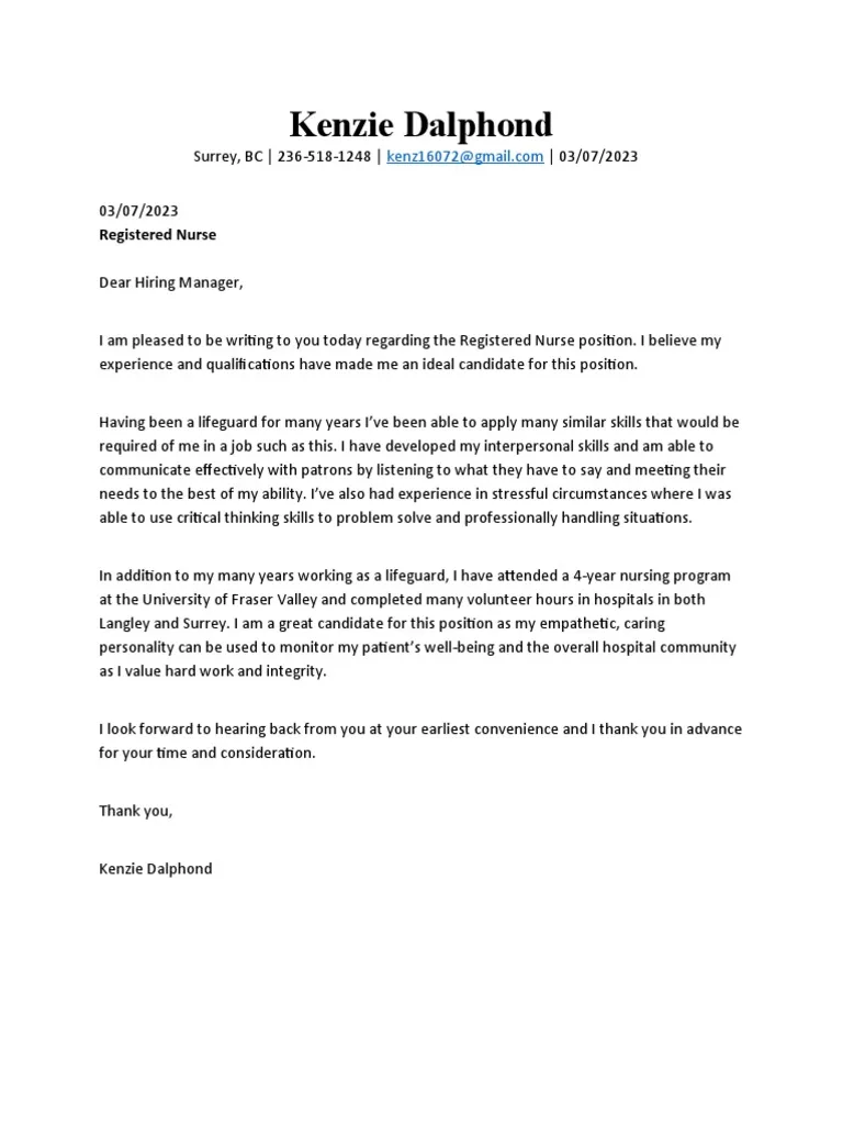 42158 cover letter school application