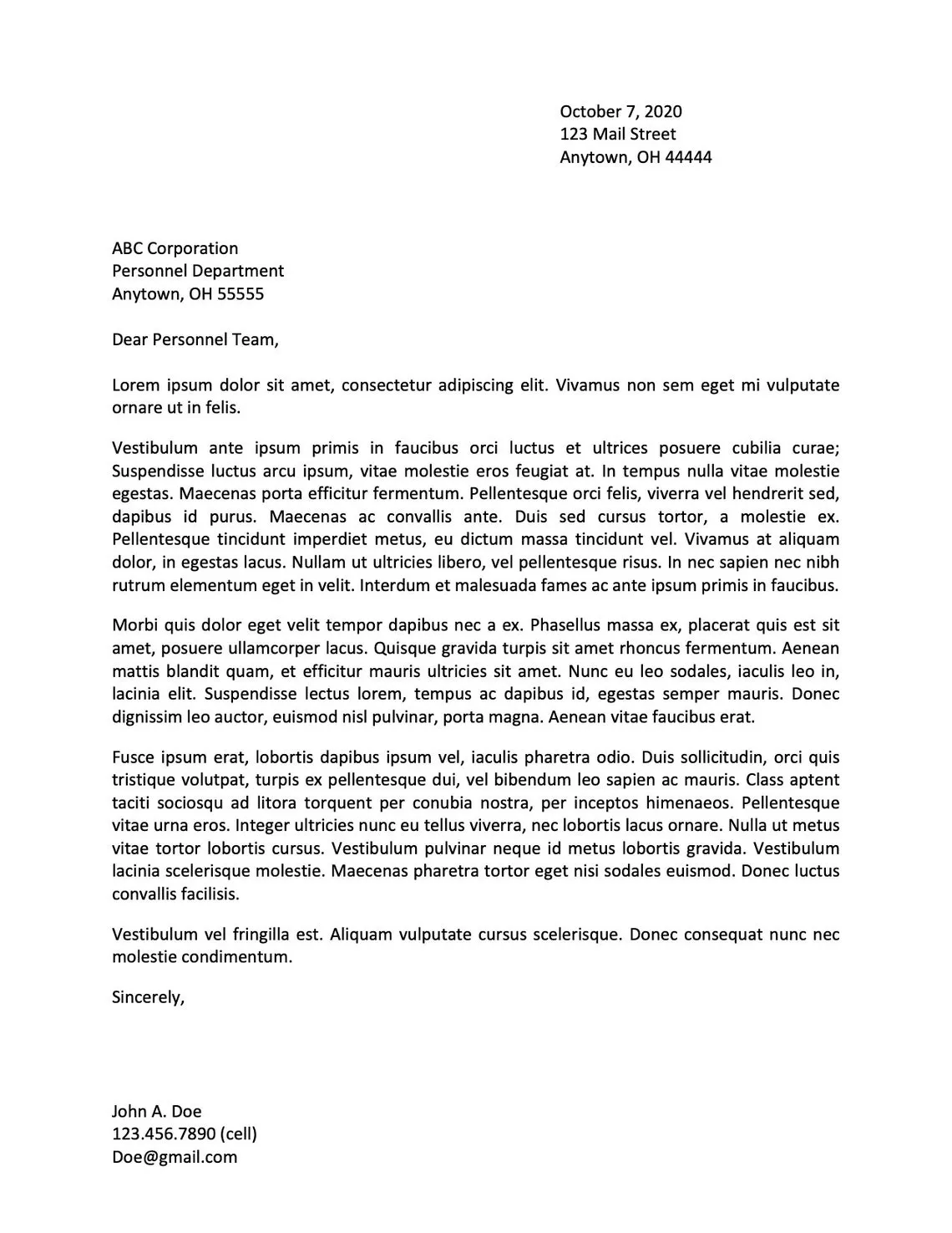 42171 proofreading cover letter