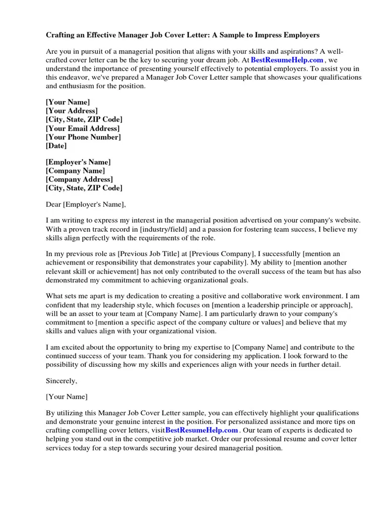 42172 it manager cover letter writing