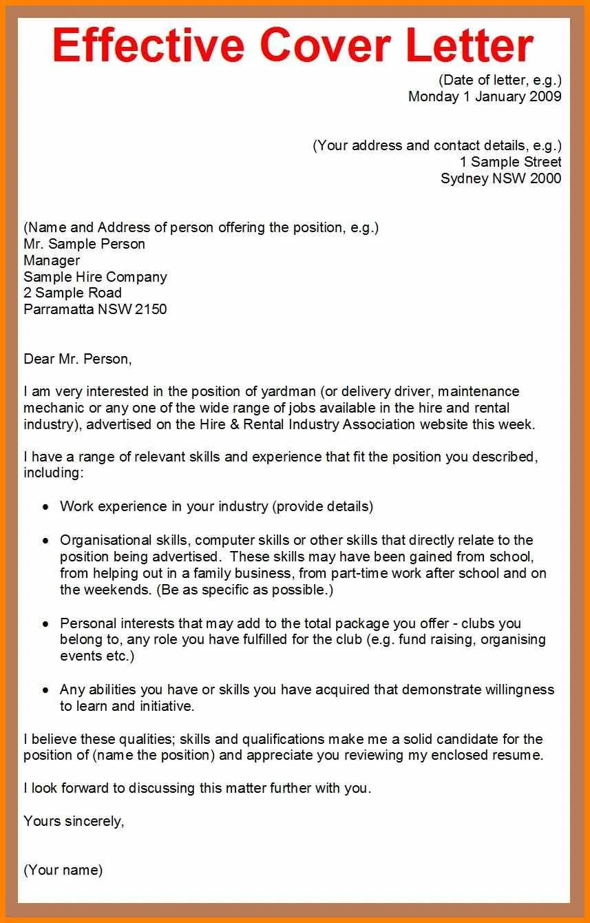 42173 cover letter formats