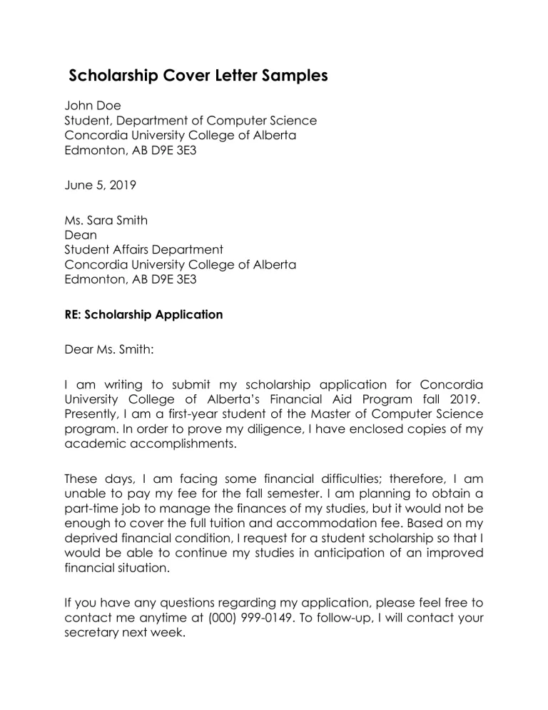 42178 scholarship application goals