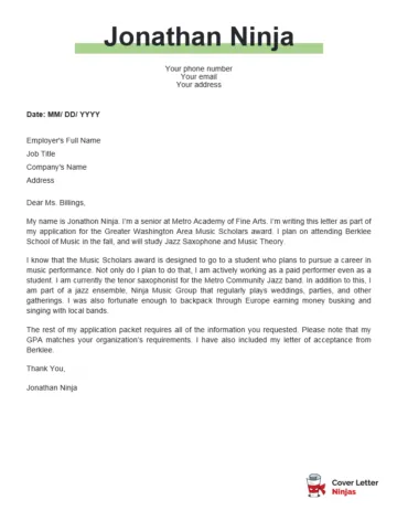 42178 scholarship cover letter writing