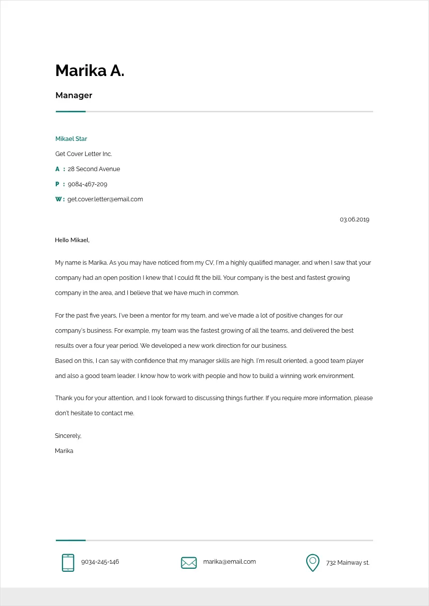 42184 keywords cover letter