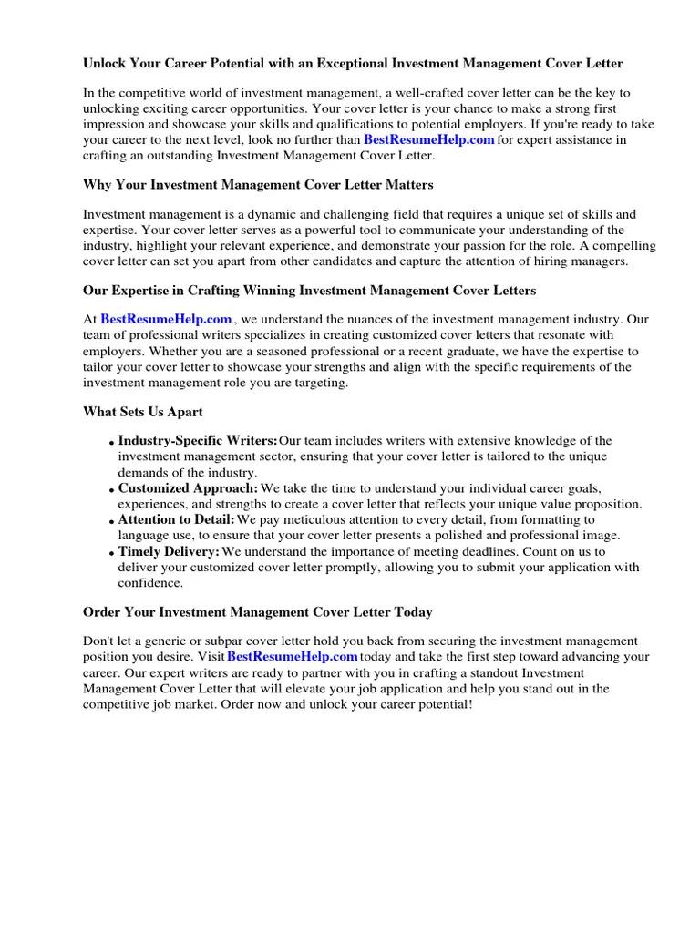 42192 investor cover letter writing
