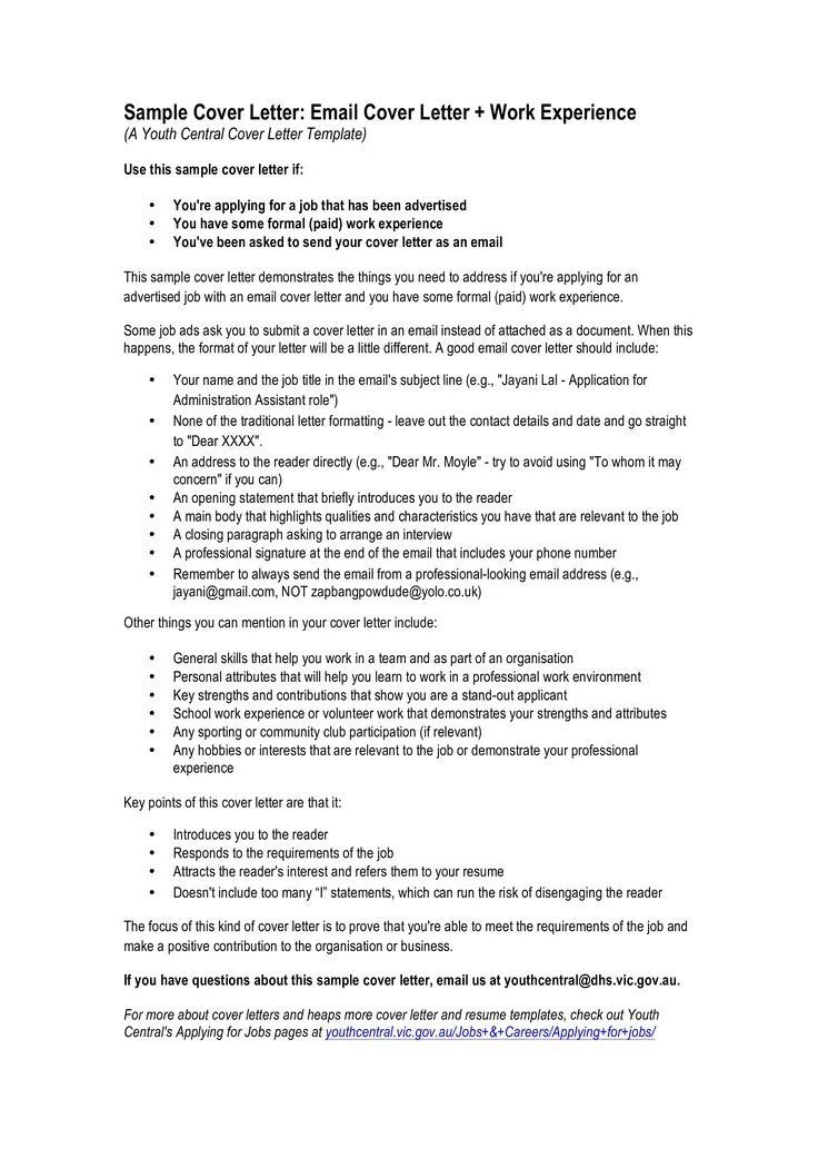 42197 cover letter formatting