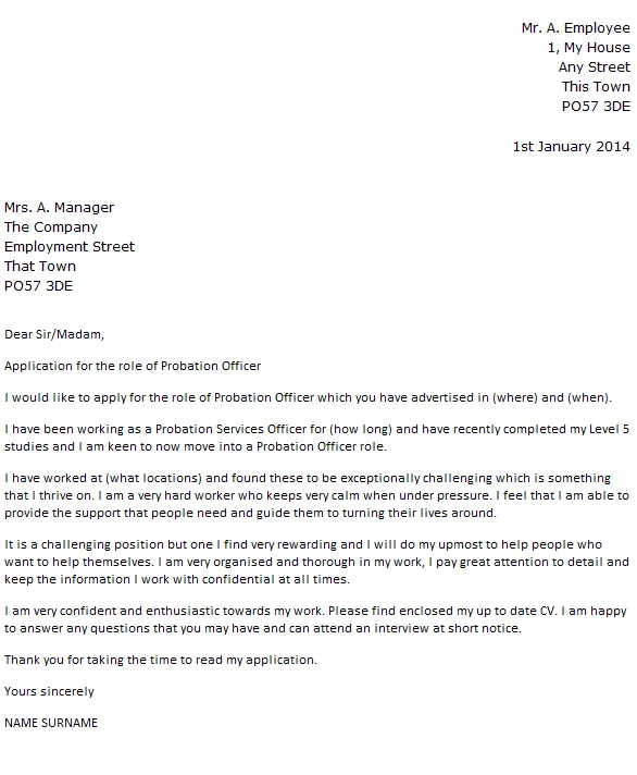 42206 probation officer skills