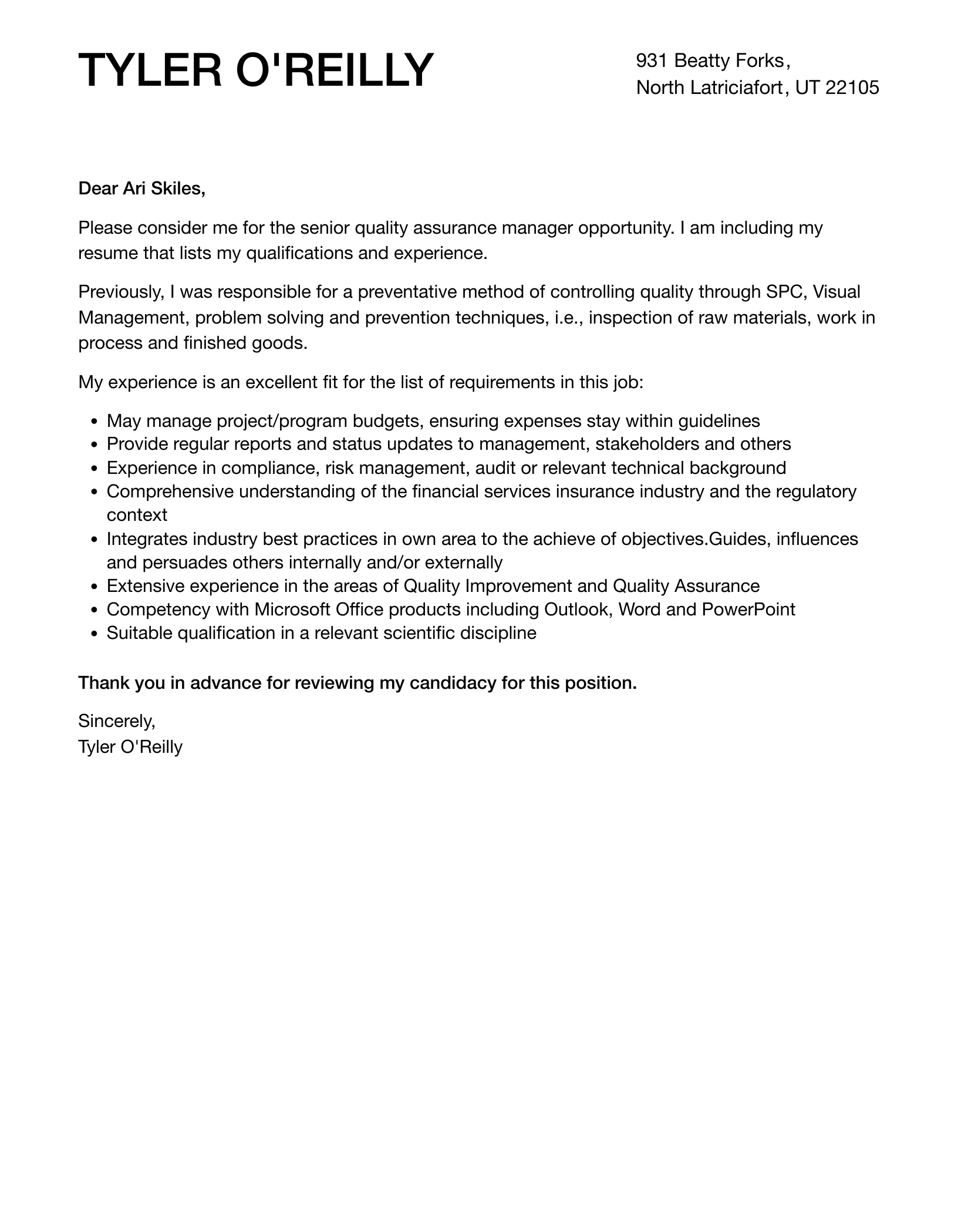 42208 technical skills qa