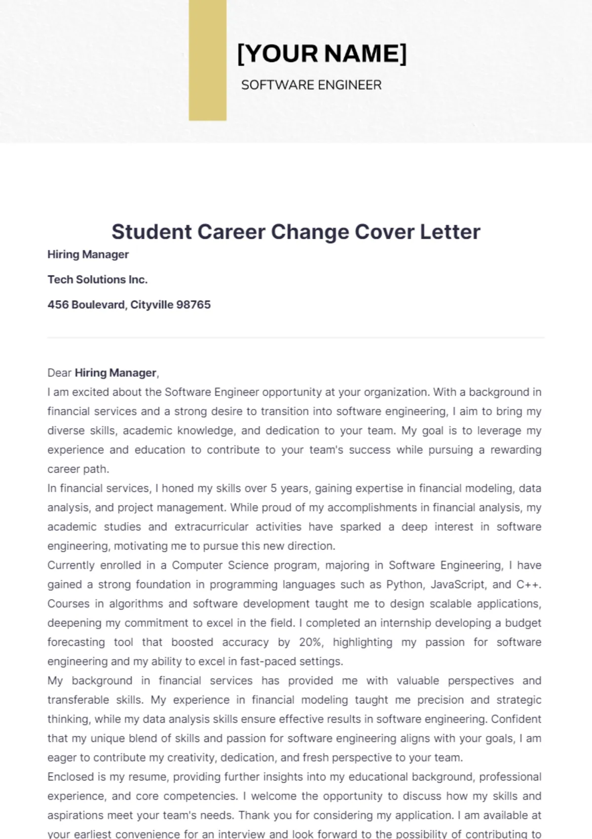 42215 cover letter samples