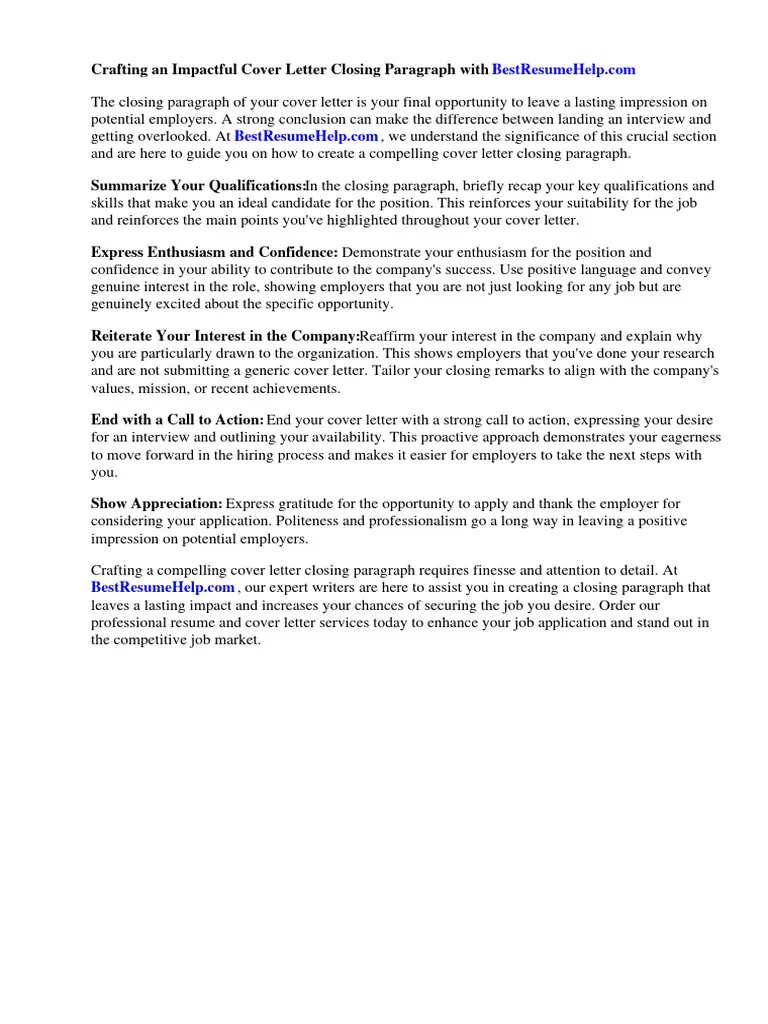 42217 cover letter closing