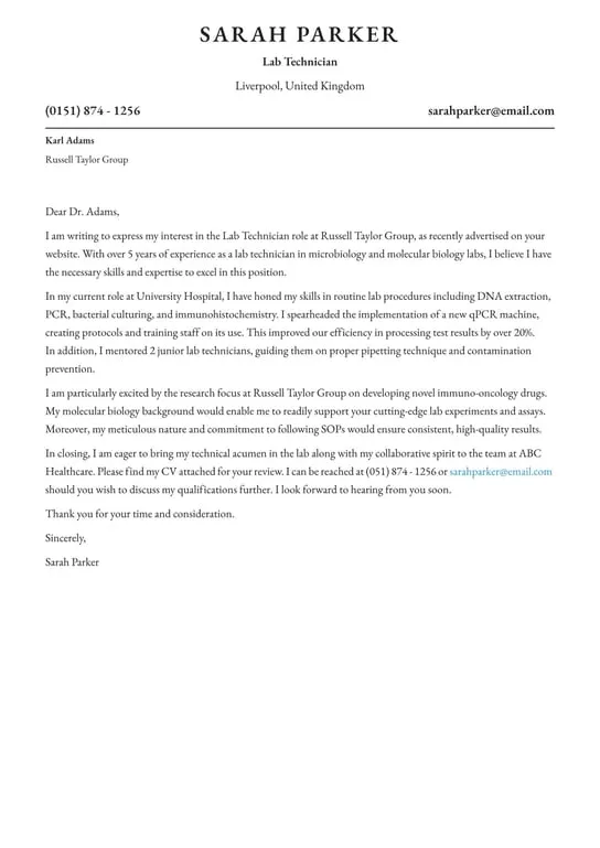 42218 cover letter formatting