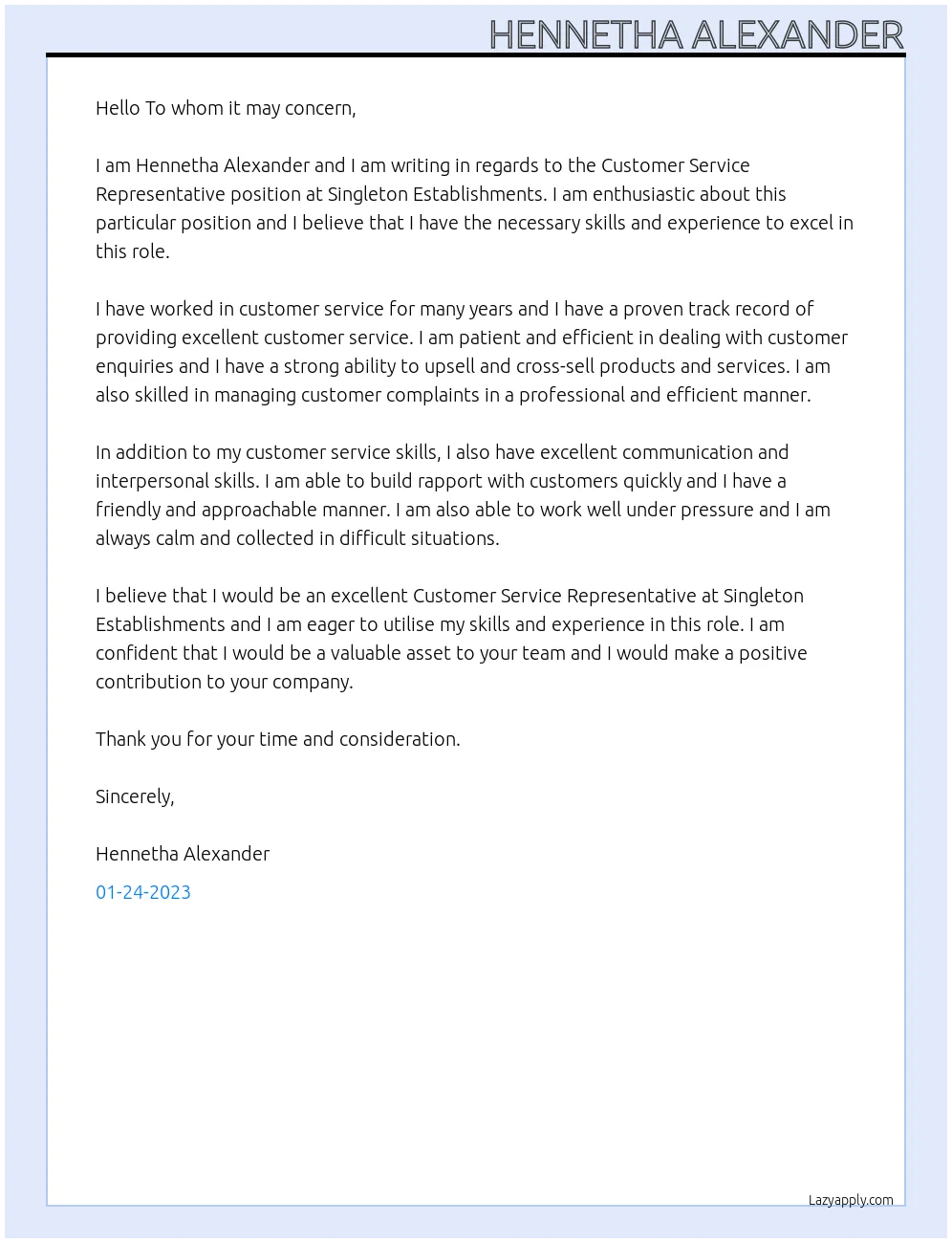 42222 cover letter closing