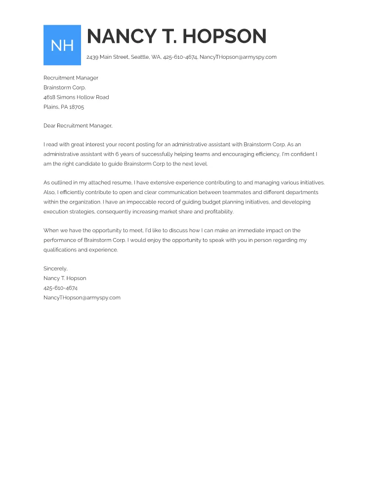 42233 proofreading cover letter