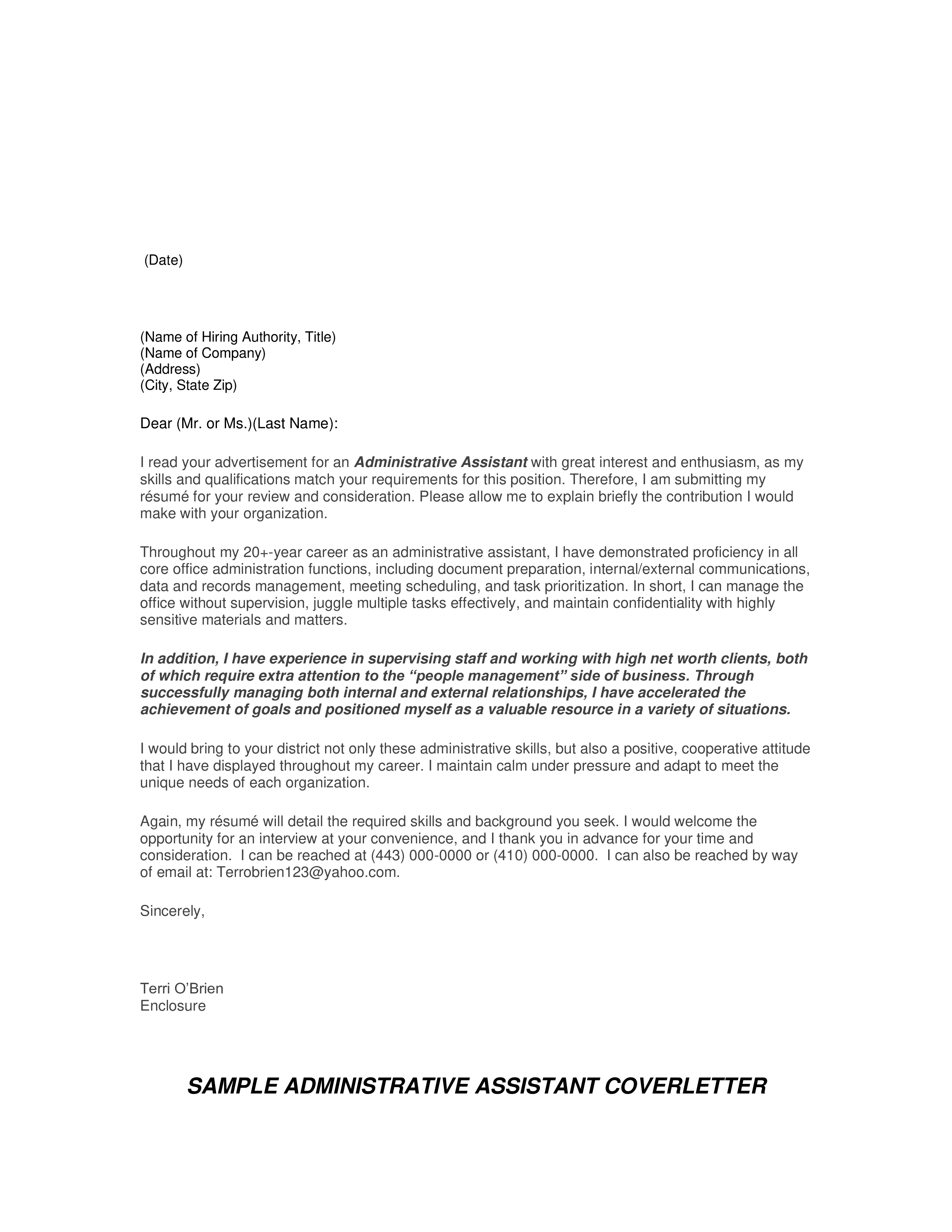 42233 tone cover letter