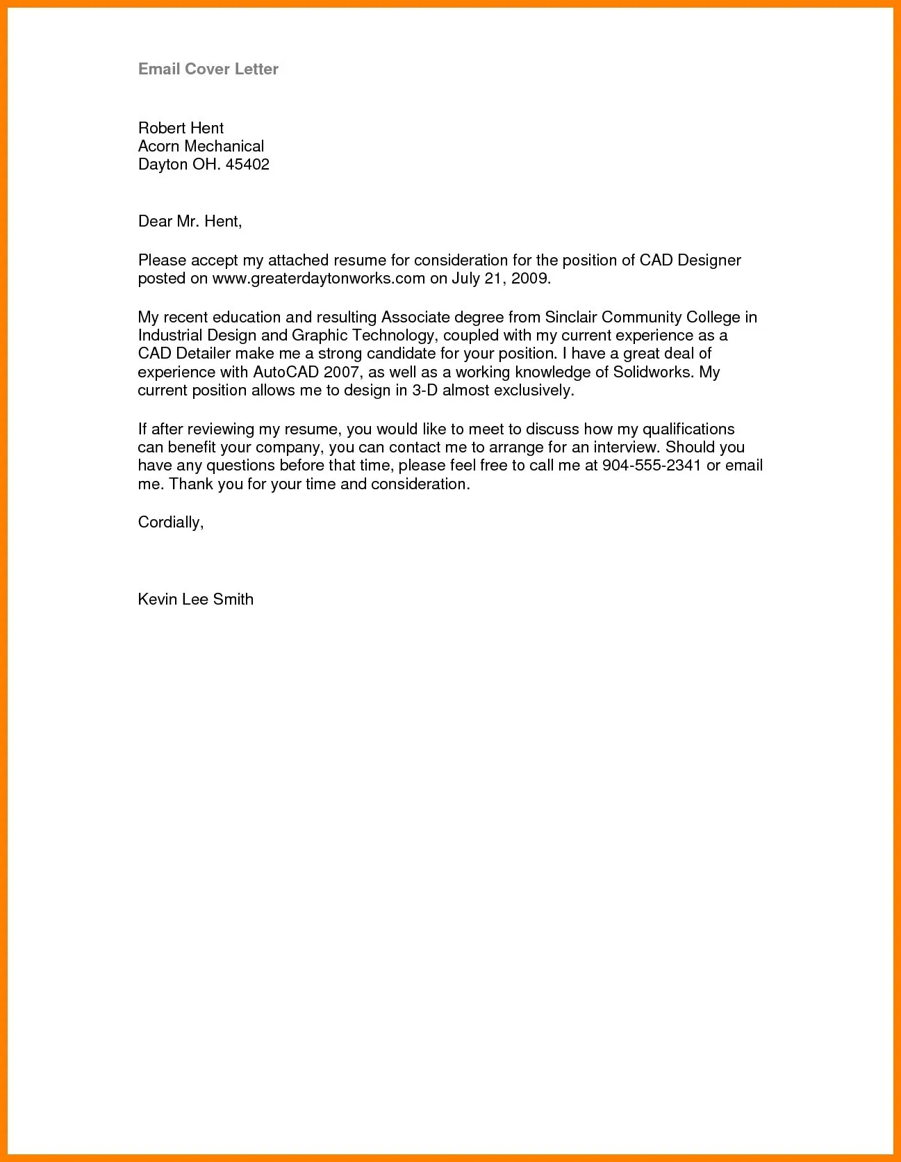 42235 cover letter format