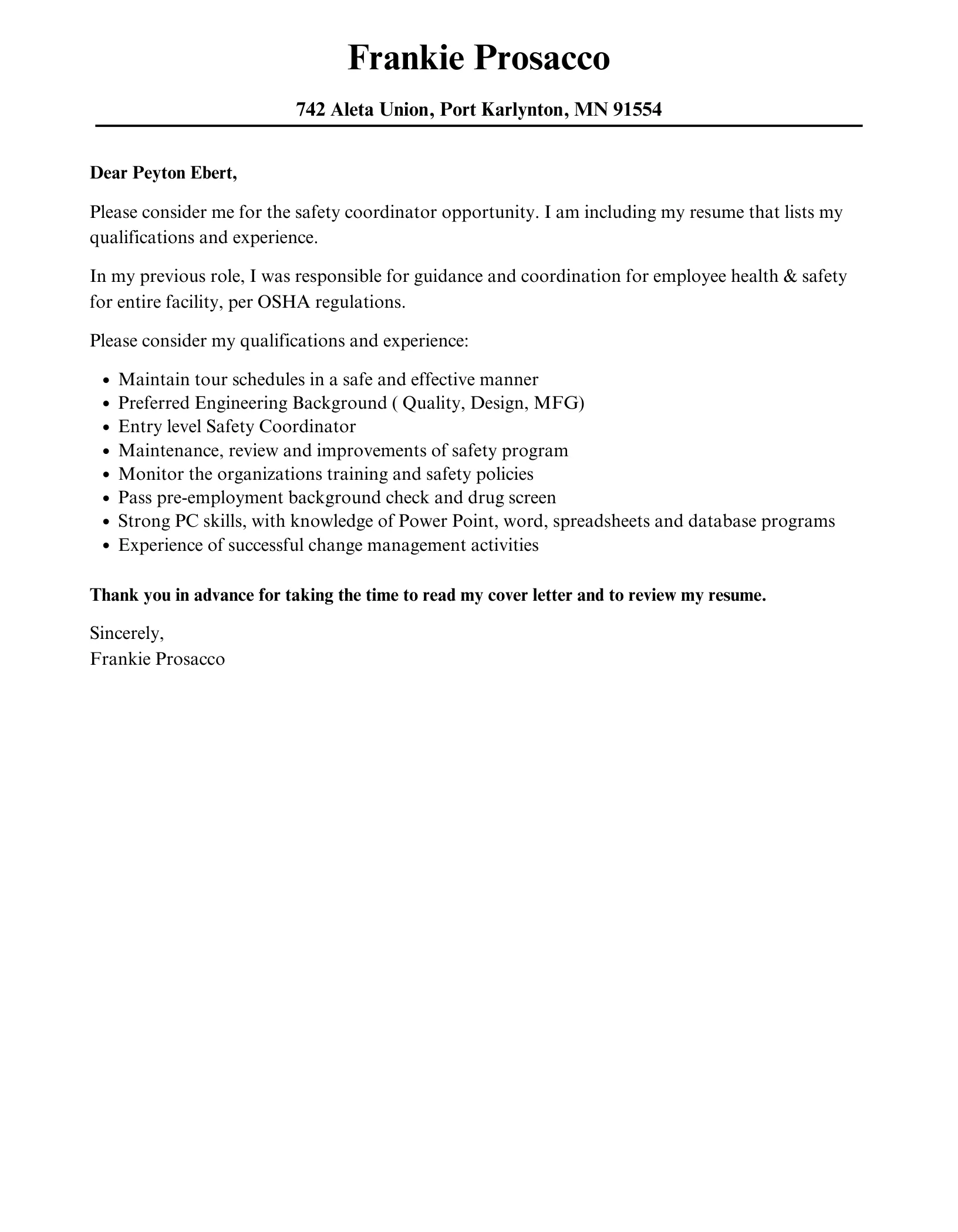 42237 safety coordinator certifications