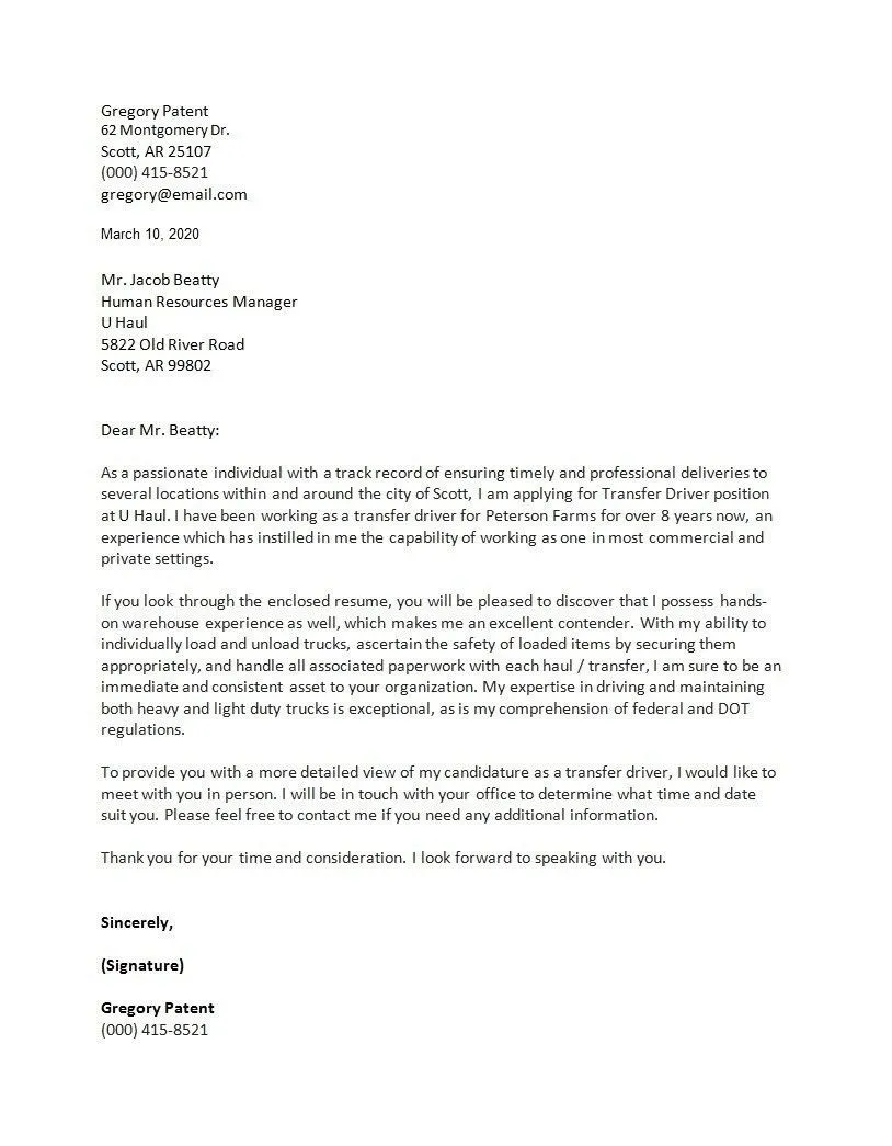 42239 cover letter template time effort