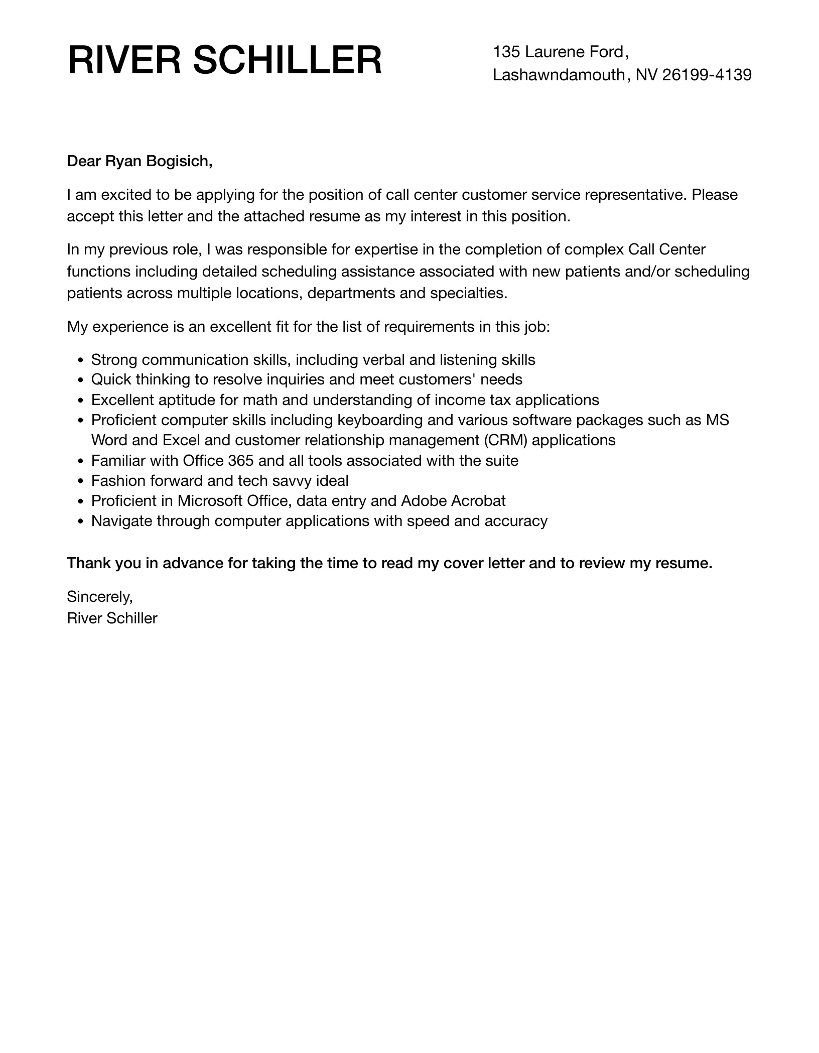 42243 cover letter formatting